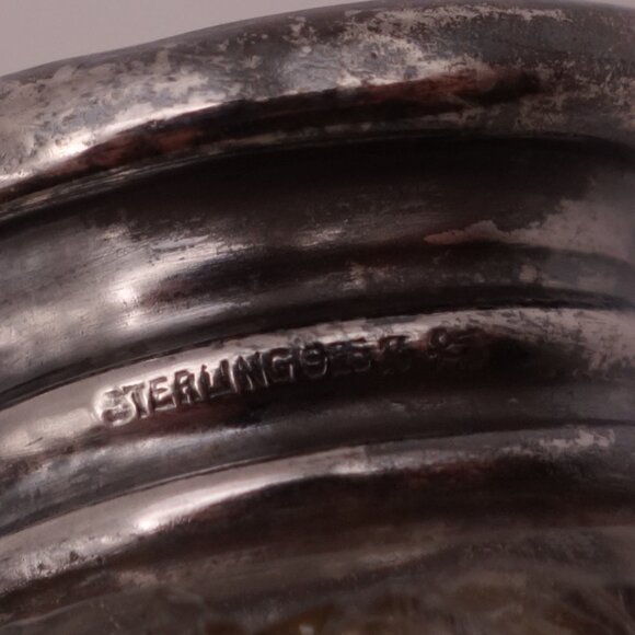 Set of Two 925 Sterling Silver Top Salt Shakers - Picture 12 of 16